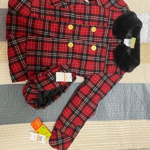 Penelope Mack European coat and hat. NEVER WORN 6x